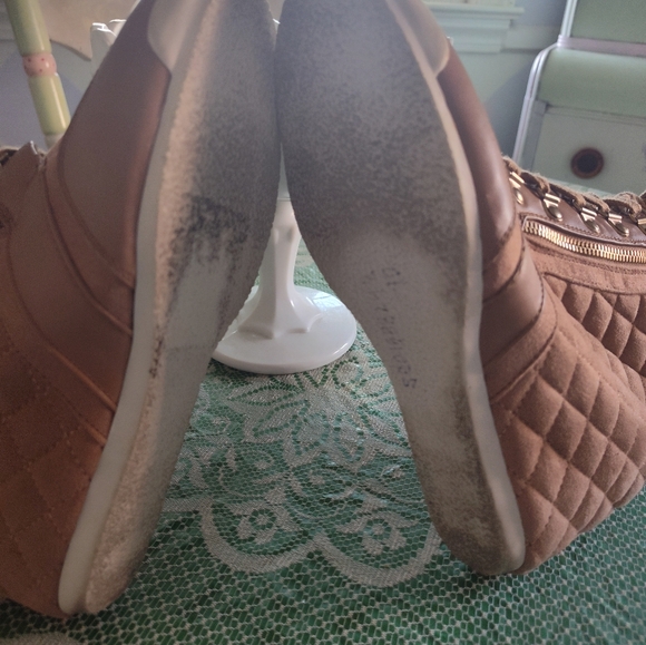 Women's forever 21 brown leather boots size 9 - Picture 6 of 8